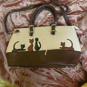 Vintage cat purse
